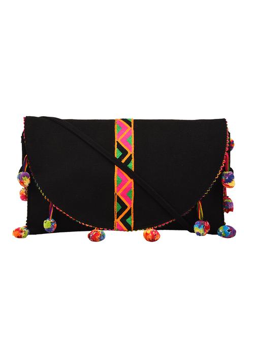 black canvas sling bag - 13849436 - Very Small Image - 1