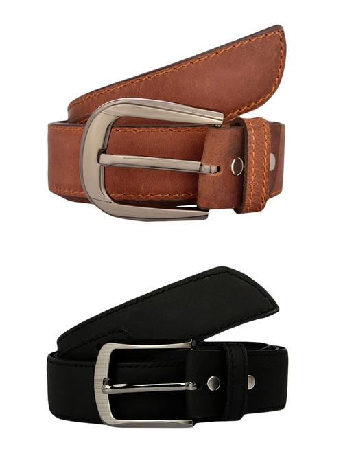 multi colored leather belt (set of 2) - 13850037 - Very Small Image - 1
