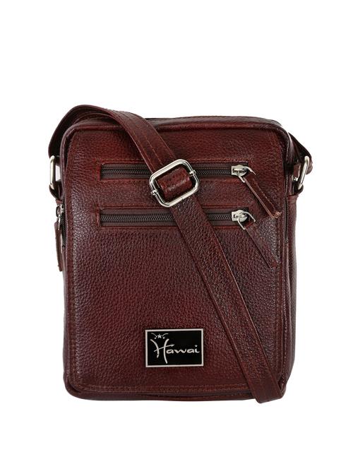 brown leather sling bag - 13850057 - Very Small Image - 1