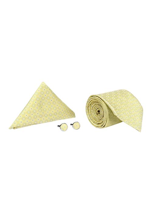 yellow blended tie - 13851989 - Very Small Image - 1