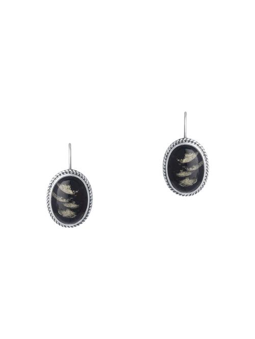 black metal studs earrings - 13855050 - Very Small Image - 1