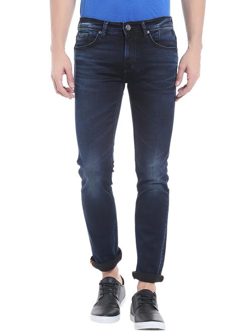 blue denim plain jeans - 13857764 - Very Small Image - 1