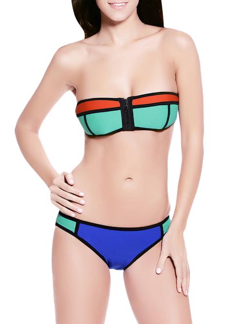 multicolored polyamide bikini - 13859141 - Very Small Image - 1