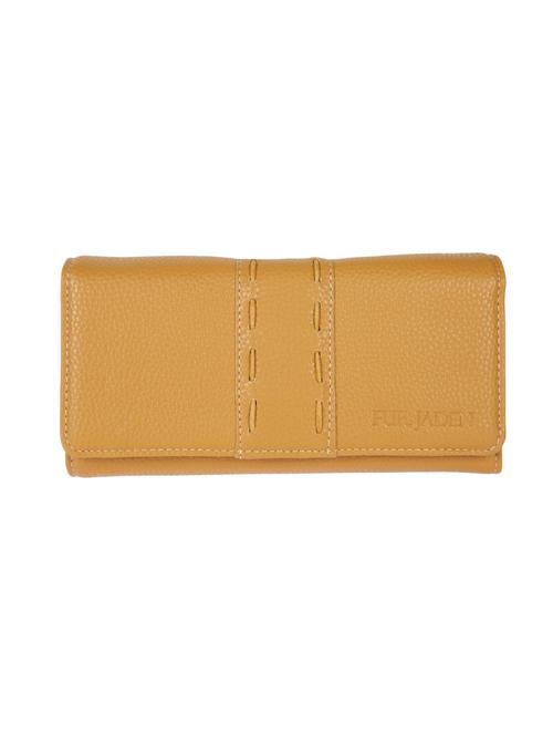 yellow leatherette wallet - 13860841 - Very Small Image - 1