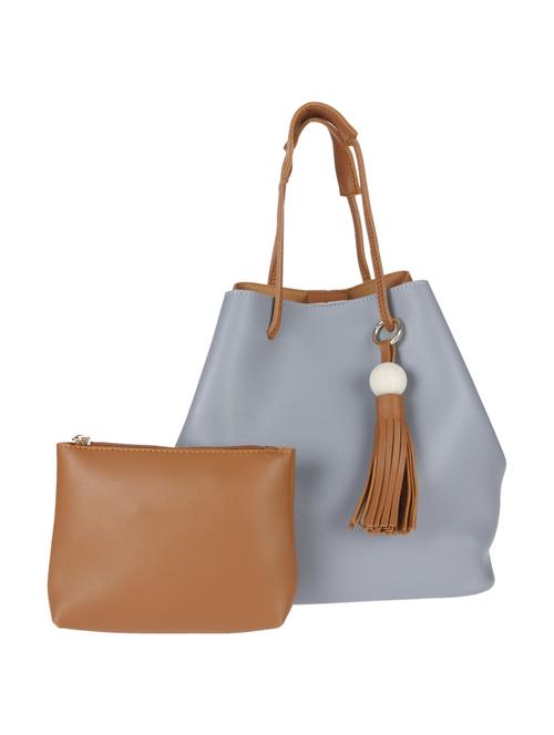 tan leatherette regular tote - 13860850 - Very Small Image - 1