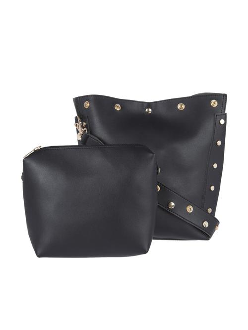 black leatherette regular tote - 13860857 - Very Small Image - 1