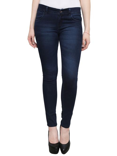 navy blue denim jeans - 13861273 - Very Small Image - 1