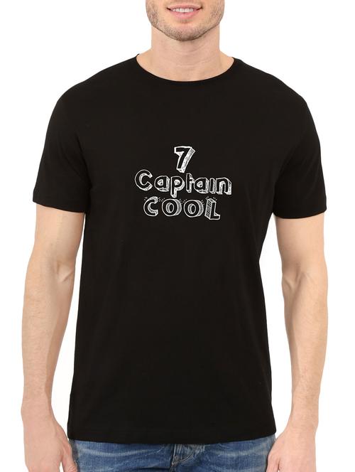 black cotton t-shirt - 13862102 - Very Small Image - 1