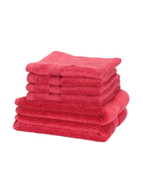 bianca 100% cotton paradiso towel 6 pc set(2 hand towel + 4 face towel) - 13862800 - Very Small Image - 1