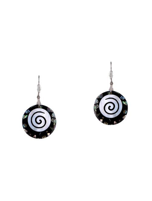 red metal drop earrings - 13862845 - Very Small Image - 1