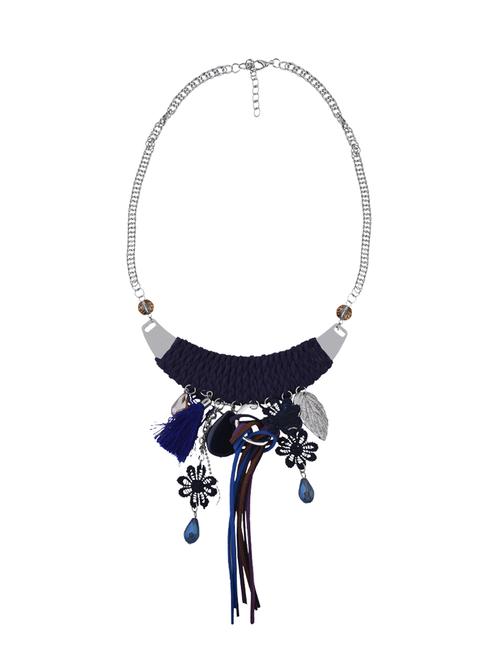 blue metal short necklace - 13862885 - Very Small Image - 1