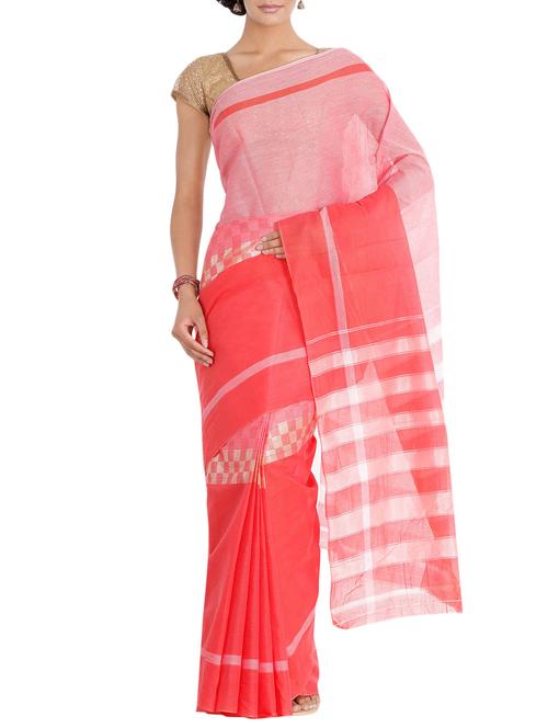 pink saree - 13873812 - Very Small Image - 1