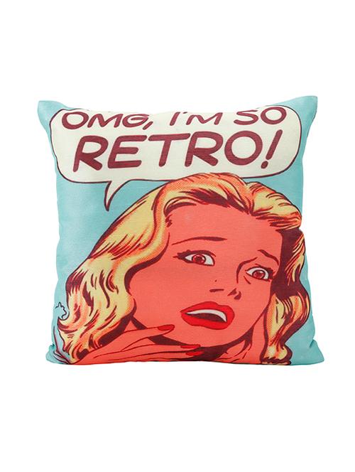 rasberrie tafetta cushion cover - 13876345 - Very Small Image - 1