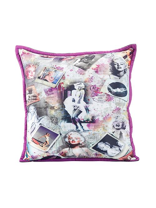 rasberrie tafetta cushion cover - 13876386 - Very Small Image - 1