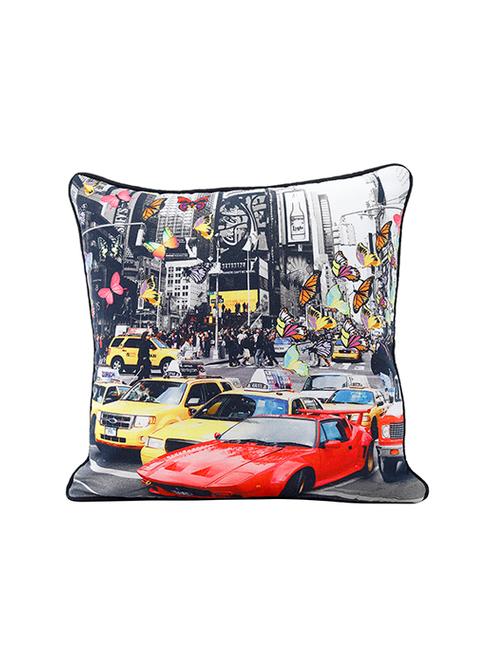 rasberrie tafetta cushion cover - 13876390 - Very Small Image - 1