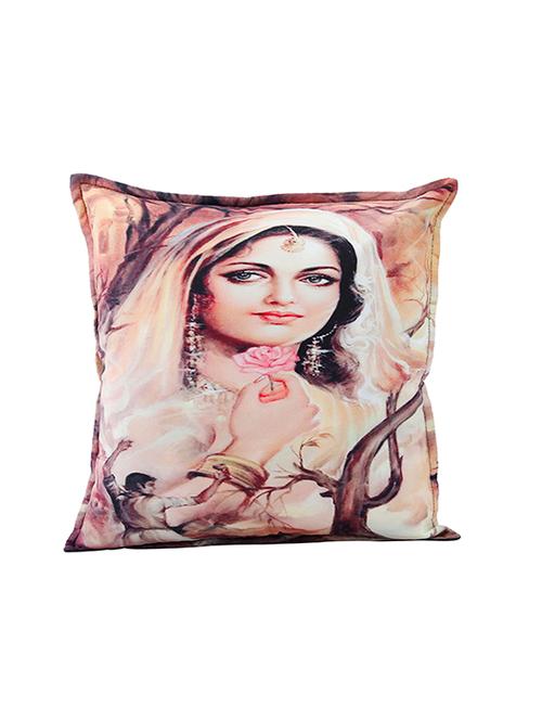 rasberrie tafetta cushion cover - 13876404 - Very Small Image - 1