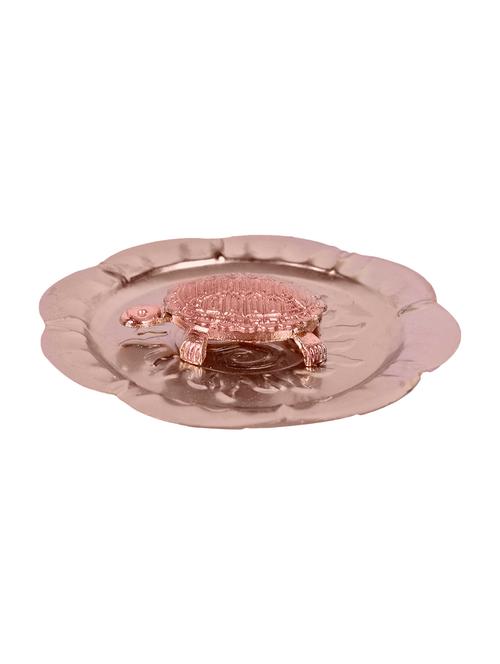 carnival copper fengshui tortoise with plate set of 2 - 13881464 - Very Small Image - 1