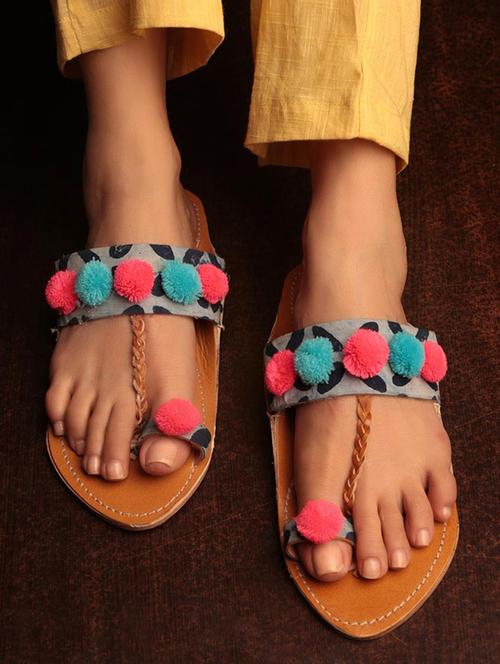 dabu print ethnic kolhapuri - 13884051 - Very Small Image - 1