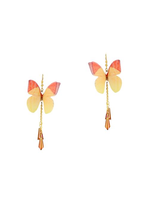 multi colored brass drop earring - 13890438 - Very Small Image - 1