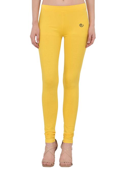 yellow cotton leggings - 13891106 - Very Small Image - 1
