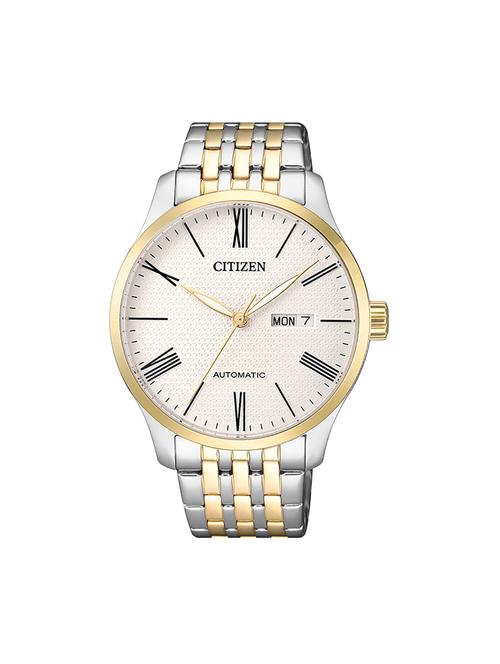 citizen white dial analog watch for men - nh8354-58a - 13891791 - Very Small Image - 1