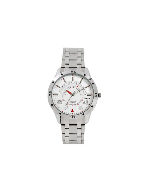 timex silver dial analog watch for men - tw000u904 - 13891815 - Very Small Image - 1
