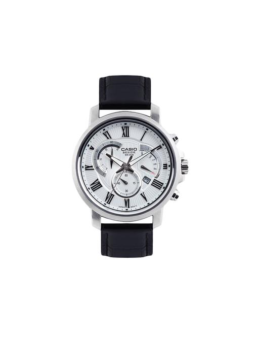 casio white dial chronograph watch for men - bs122 - 13892017 - Very Small Image - 1