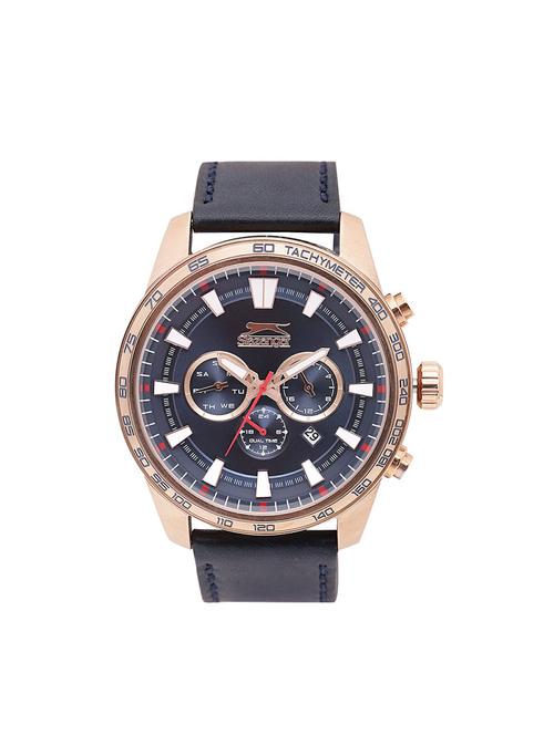 slazenger blue dial analog watch for men - sl.1.1330.2.01 - 13899232 - Very Small Image - 1