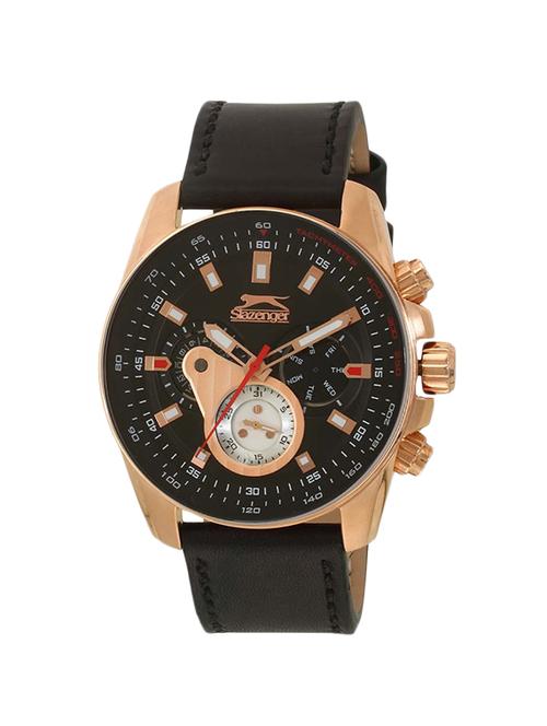 slazenger black dial analog watch for men - sl.1.1283.2.03 - 13899276 - Very Small Image - 1