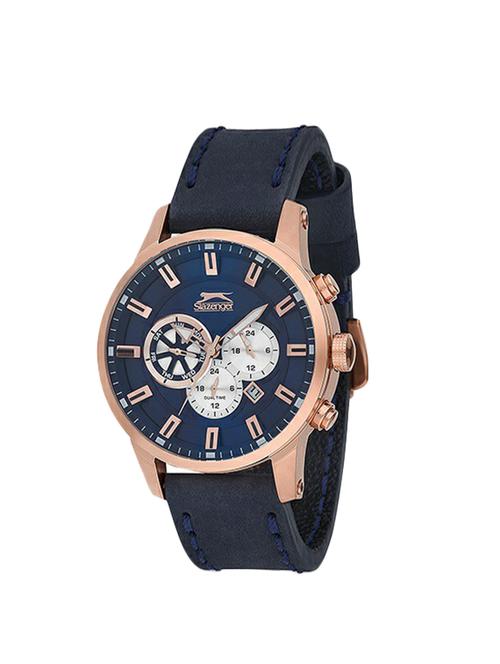 slazenger blue dial analog watch for men - sl.27.1338.2.03 - 13899285 - Very Small Image - 1