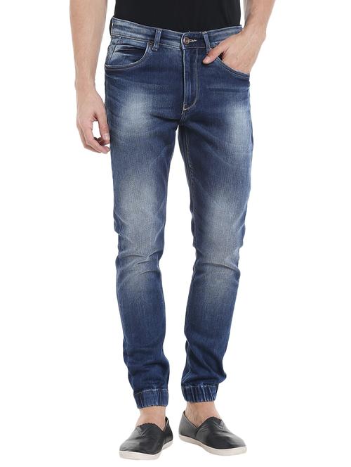 blue denim joggers - 13900466 - Very Small Image - 1