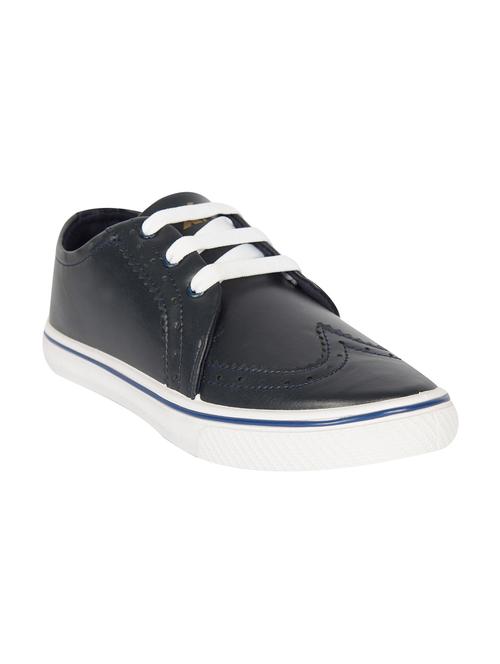 blue leatherette lace up shoe - 13900908 - Very Small Image - 1