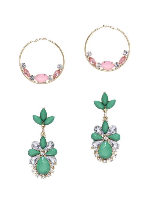 combo earrings - 13904340 - Very Small Image - 1