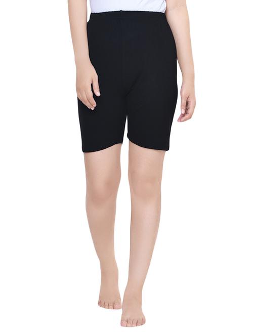 black cotton shorts - 13904415 - Very Small Image - 1