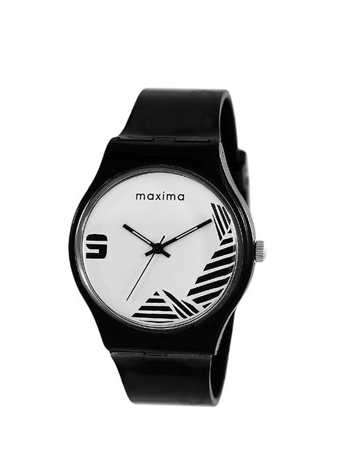 maxima white dial analog watch for men - o-44880ppgw - 13911533 - Very Small Image - 1