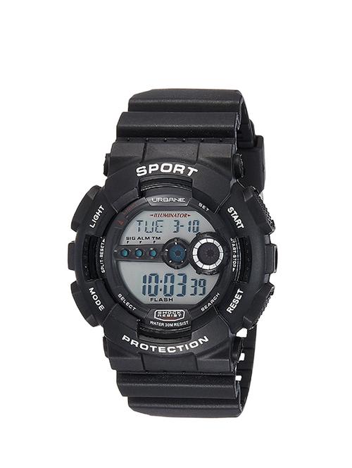 maxima black dial digital watch for men - u-35012ppdn - 13911564 - Very Small Image - 1