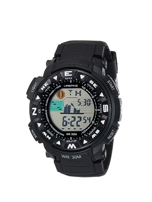 maxima grey dial digital watch for men - u-35032ppdn - 13911566 - Very Small Image - 1