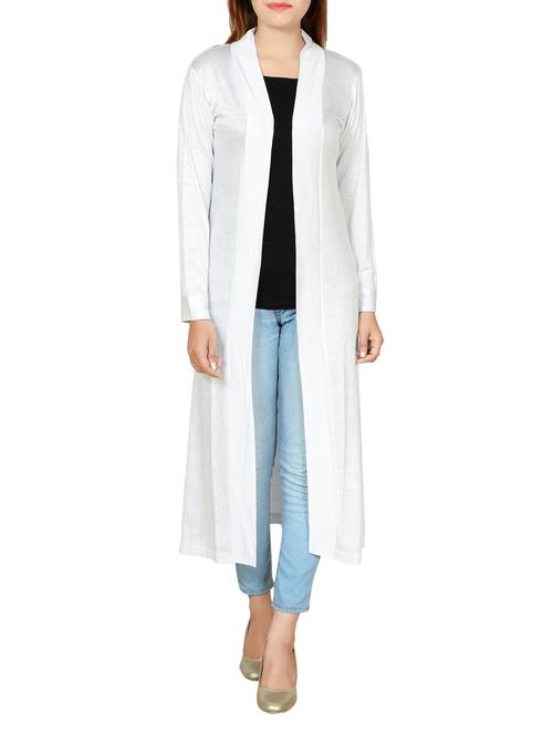 white viscose casual shrug - 13911586 - Very Small Image - 1