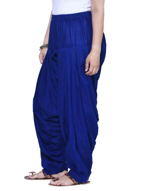 blue cotton khajuri salwar - 13916631 - Very Small Image - 1