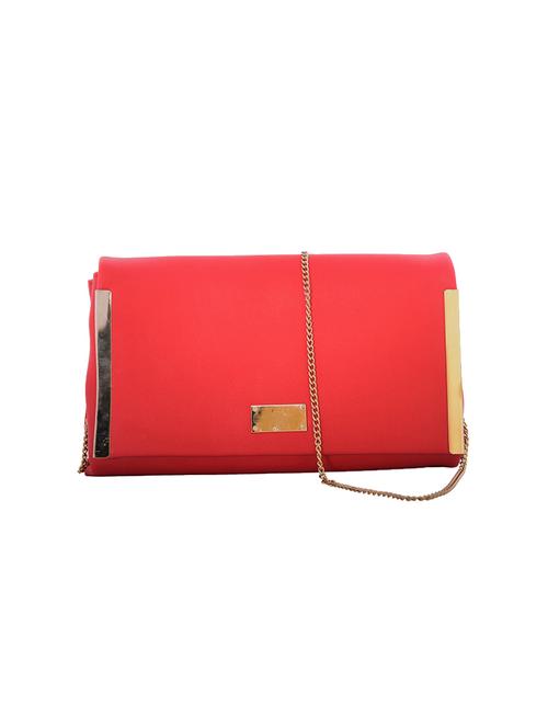 red leatherette fold over sling bag - 13916828 - Very Small Image - 1
