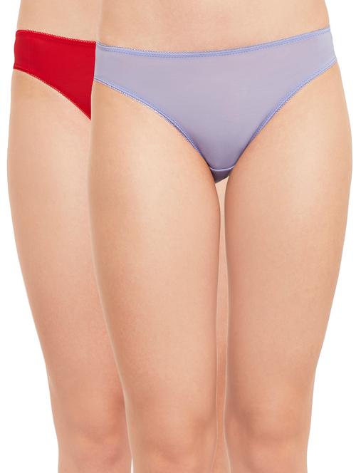 set of 2 multi colored nylon panties - 13918258 - Very Small Image - 1