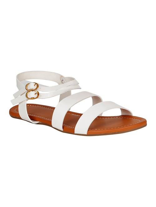 white ankle strap sandal - 13918405 - Very Small Image - 1
