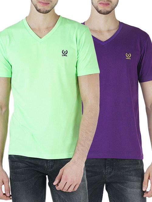 multi colored cotton combos tshirt - 13919330 - Very Small Image - 1