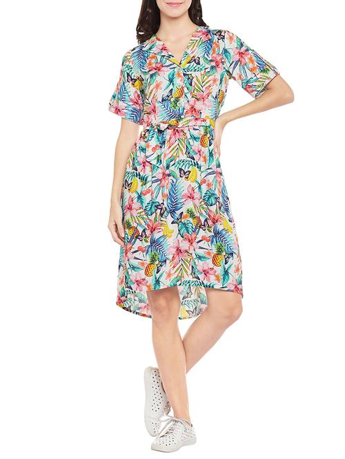 tropical high low dress - 13920165 - Very Small Image - 1