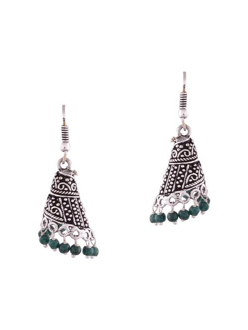 multi colored metal drop earrings - 13920997 - Very Small Image - 1