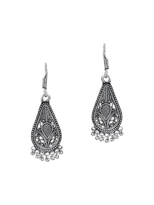 multi colored metal drop earrings - 13921008 - Very Small Image - 1