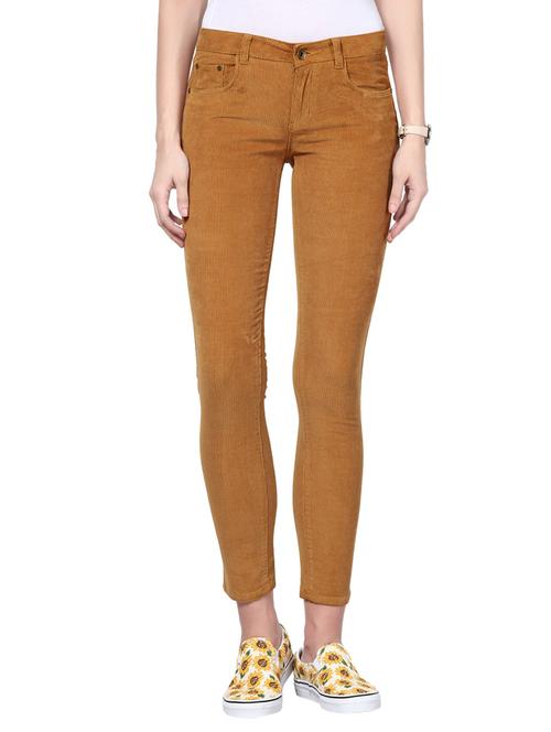 solid brown corduroy trouser - 13922547 - Very Small Image - 1