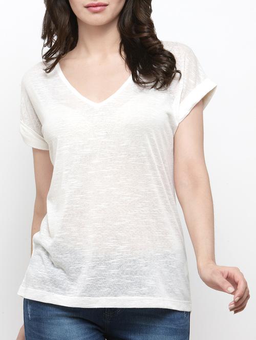 solid white tee - 13927279 - Very Small Image - 1