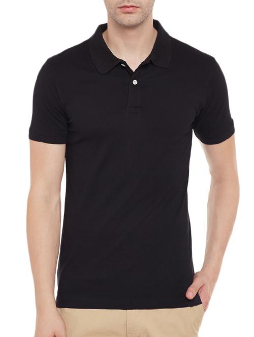 black cotton t-shirt - 13928532 - Very Small Image - 1