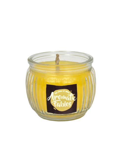 aromatic fables bosco pond fragrance soy wax yellow round glass candle - 13928600 - Very Small Image - 1